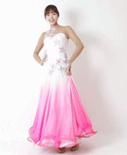 핑크그라데이션 드레스   